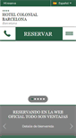 Mobile Screenshot of hotelcolonialbarcelona.com
